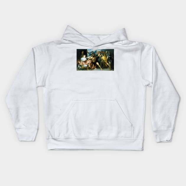 Anton van Dyck Samson and Delilah Kids Hoodie by pdpress